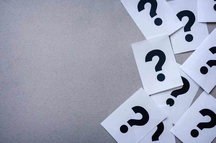 Bordo laterale dei punti interrogativi della stampante su carta