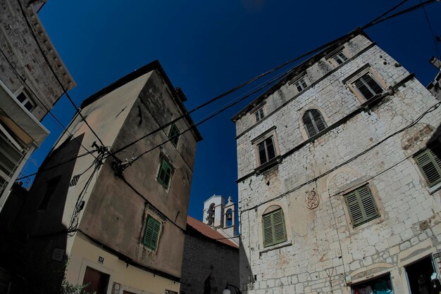 Borgo medievale di Sibenik, sito del patrimonio mondiale in Croazia, dettaglio