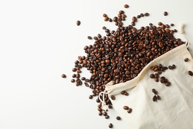 Borsa con semi di caffè
