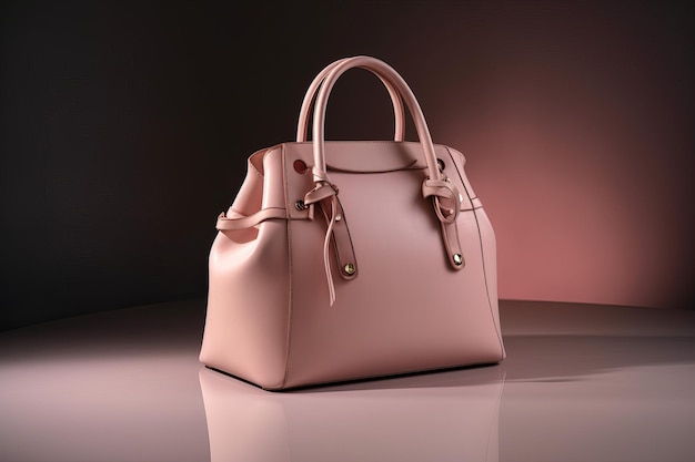 Borsa da donna rosa Cappotto elegante Genera Ai