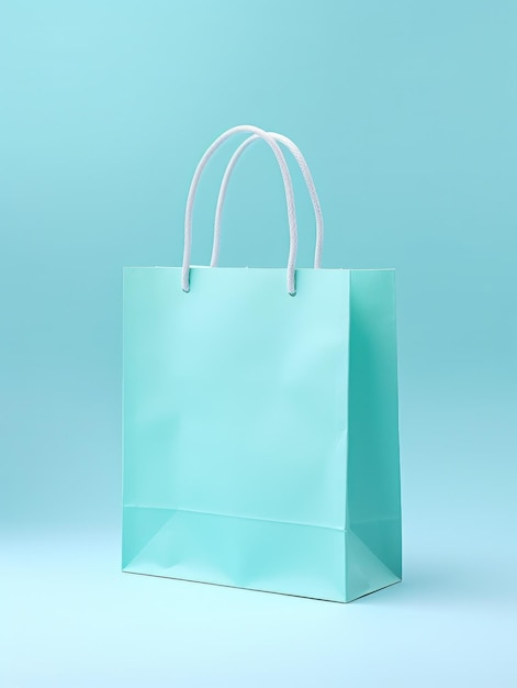 Borsa da spesa minimalista blu