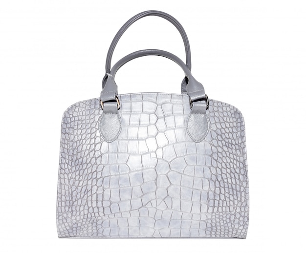 Borsa femminile su un bianco