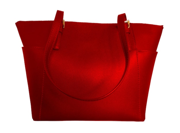 Borsa in pelle di lusso rossa