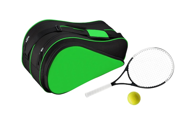 Borsa sportiva da tennis isolata