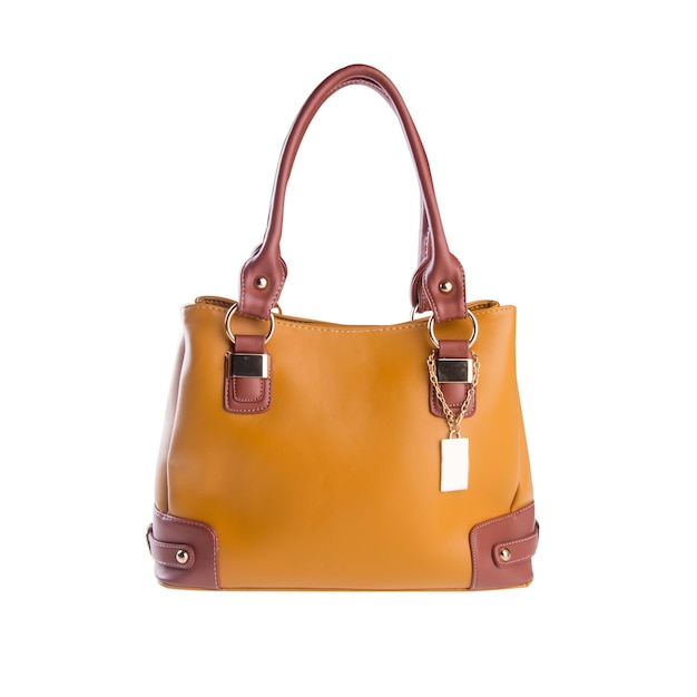 Borsa su sfondo bianco