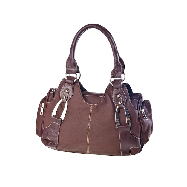 Borsa su sfondo bianco