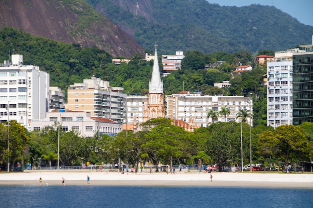 Botafogo Cove a Rio de Janeiro, Brasile - 20 gennaio 2022: Vista di Botafogo Cove a Rio de Janeiro.