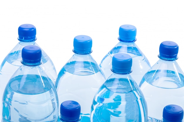 Bottiglia d'acqua di plastica