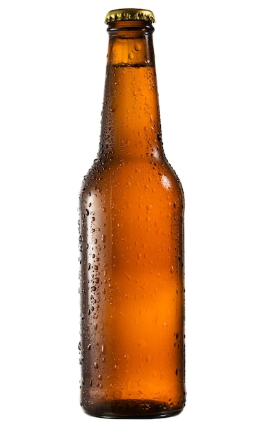 Bottiglia di birra isolata