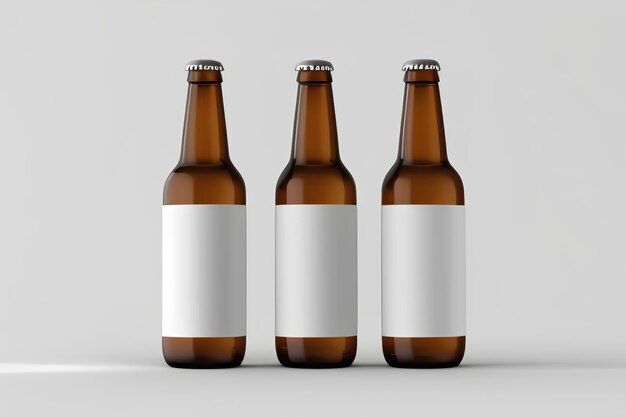 bottiglia di birra mockup