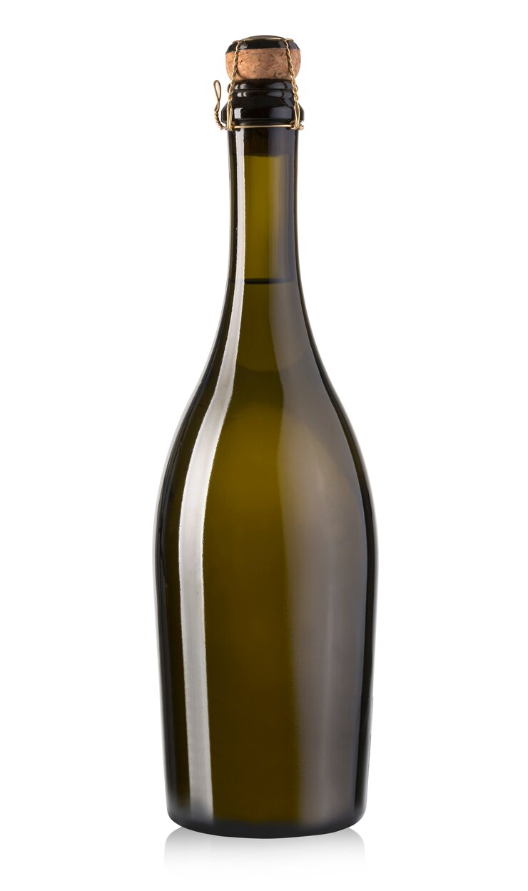 Bottiglia di Champagne isolata