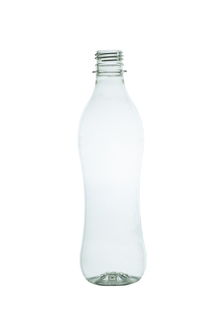 Foto bottiglia di plastica isolata on white