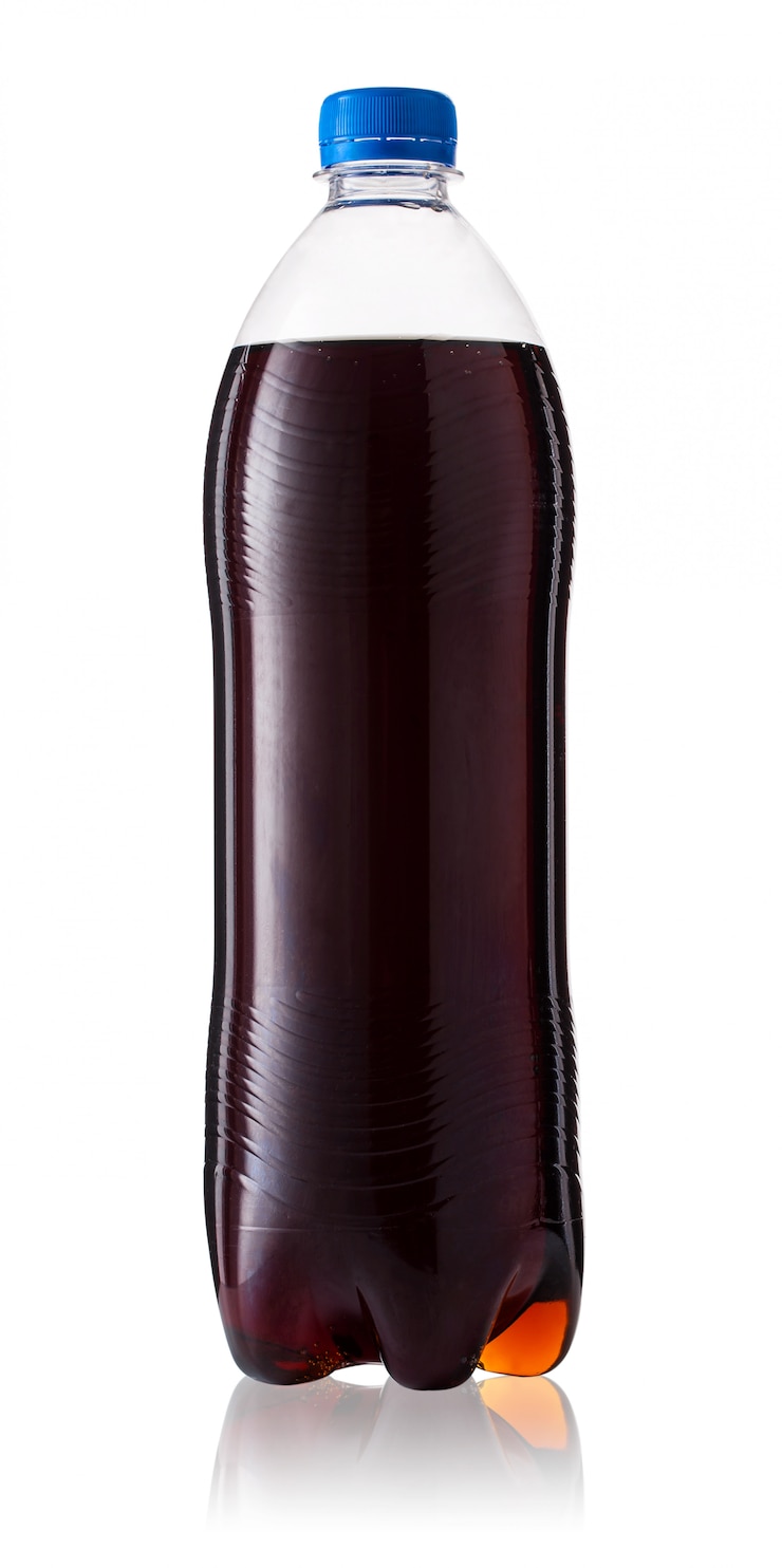Foto bottiglia di plastica per cola