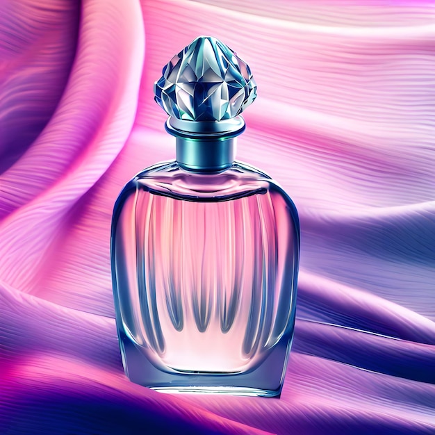 Bottiglia di profumo Royal bellissima fragranza sui tessuti