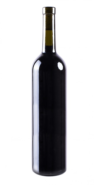 Bottiglia di vino isolata