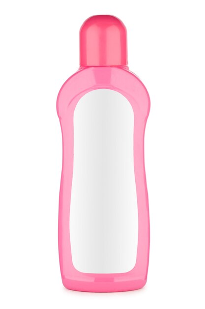 Bottiglia rosa di shampoo