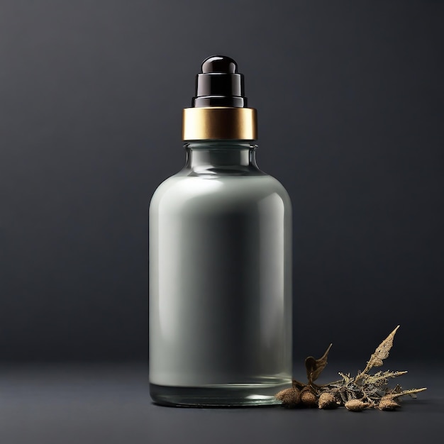 Bottiglia vuota di profumo per il modello di prodotto per la cura della pelle