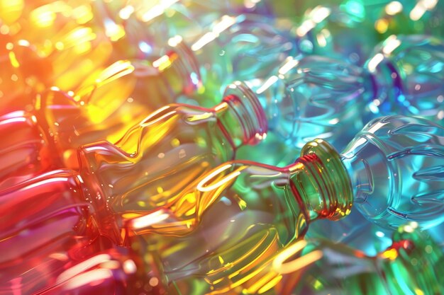 Bottiglie di plastica e riscaldamento globale nel contesto ambientale