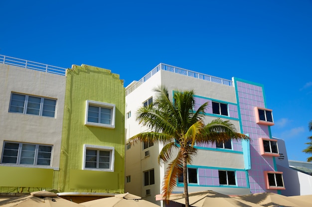 Boulevard Art Deco Florida di Miami Beach Ocean