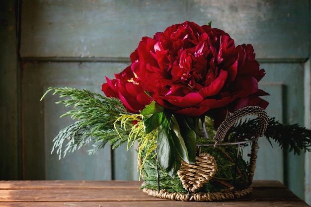 Bouquet con peonie