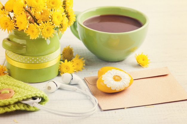 Bouquet, cuore giallo