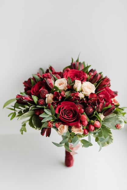 bouquet da sposa di rose rosse bouquet da sposa raduno della sposa