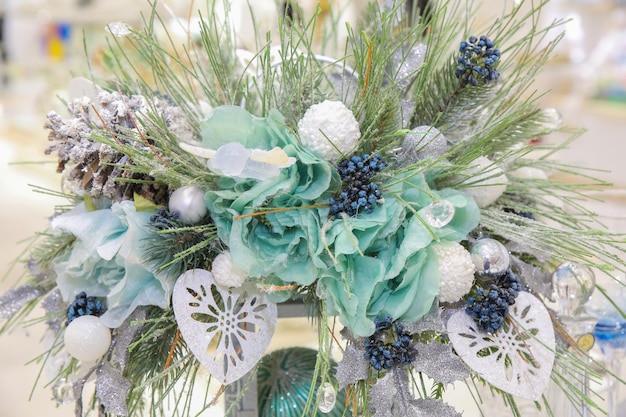 bouquet decorativo per Natale e Capodanno