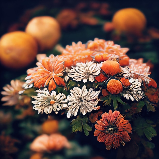 Bouquet di fiori autunnali