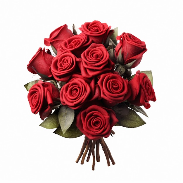 bouquet di fiori di rose rosse