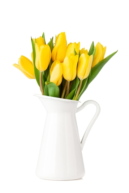 Bouquet di fiori di tulipano giallo