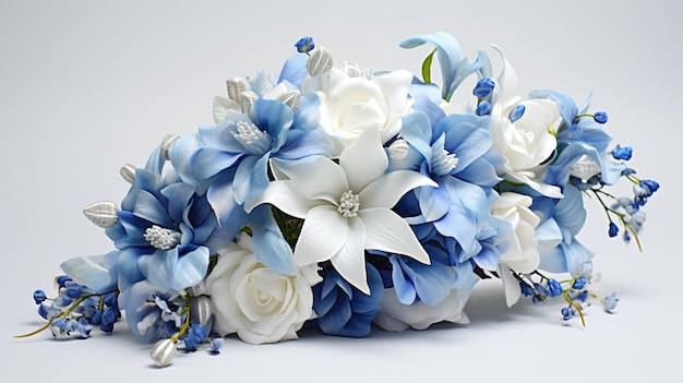 Bouquet di gelsomino blu