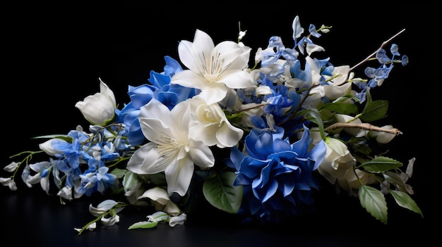 Bouquet di gelsomino blu