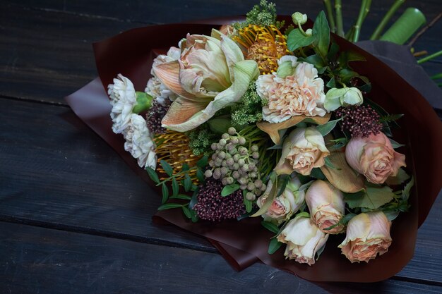 Bouquet in colori pastello