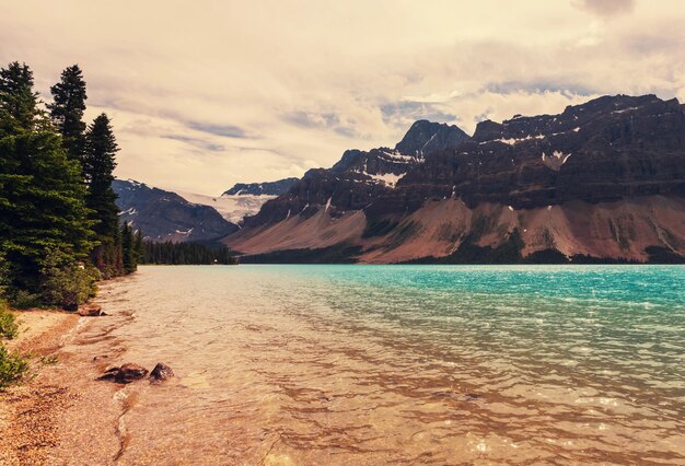 Bow Lake, Icefields Parkway, Parco Nazionale di Banff, Canada