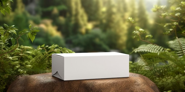 box mockup design AI generativa