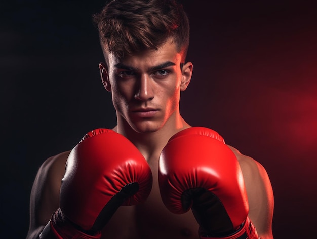 Boxer Man Sport generato dall'intelligenza artificiale