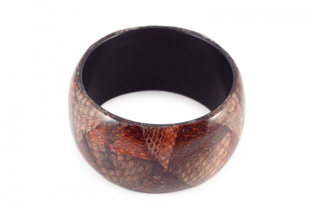 Bracciale in legno fatto a mano