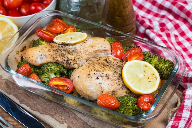 Braciola di pollo alla griglia al limone