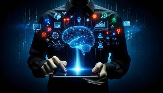 Brainpower digitale che sfrutta l’intelligenza cognitiva nell’era della tecnologia