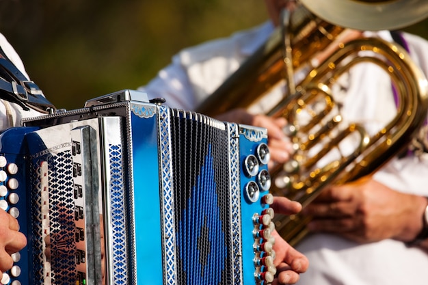 Brass band in Baviera