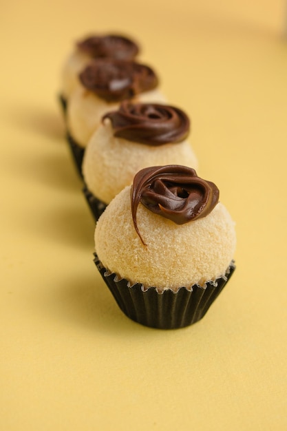 Brigadeiro buongustaio. Dolce tipico brasiliano.