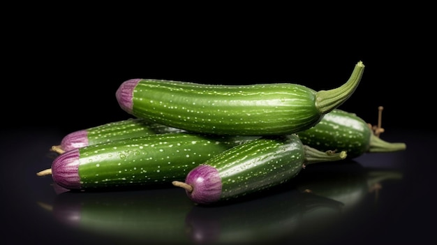 Brinjal verde fresco