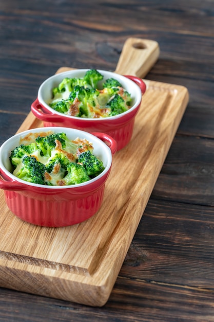 Broccoli al forno con formaggio