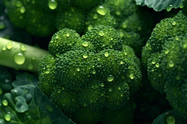 Broccoli freschi Ai generativa