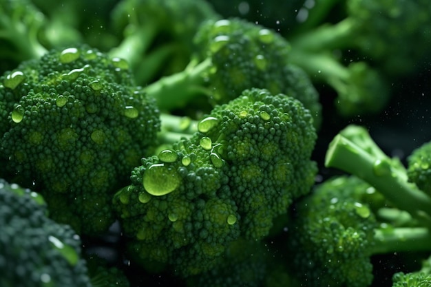 Broccoli freschi Ai generativa