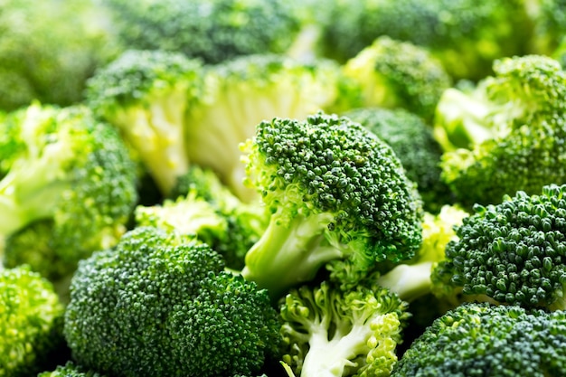 Broccoli freschi come astratto