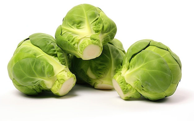 Broccoli in isolamento su uno sfondo bianco