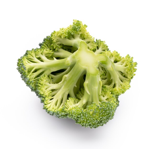 Broccoli isolati su bianco