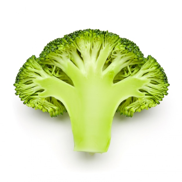 Broccoli isolati su bianco