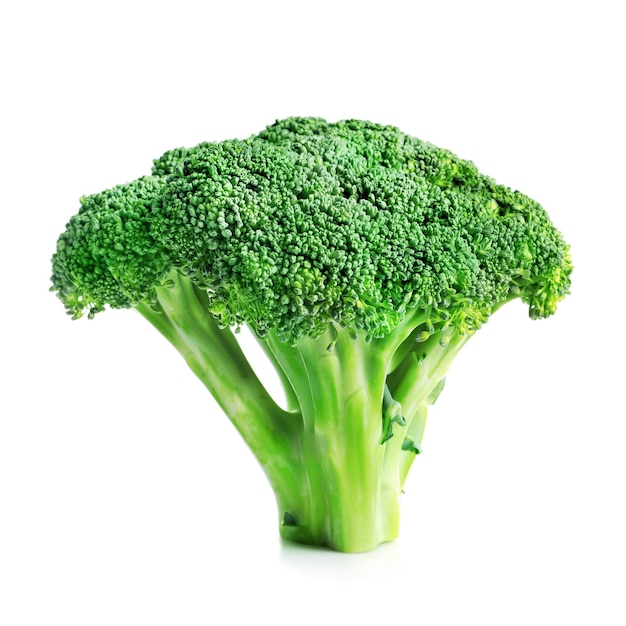 Broccoli su sfondo bianco